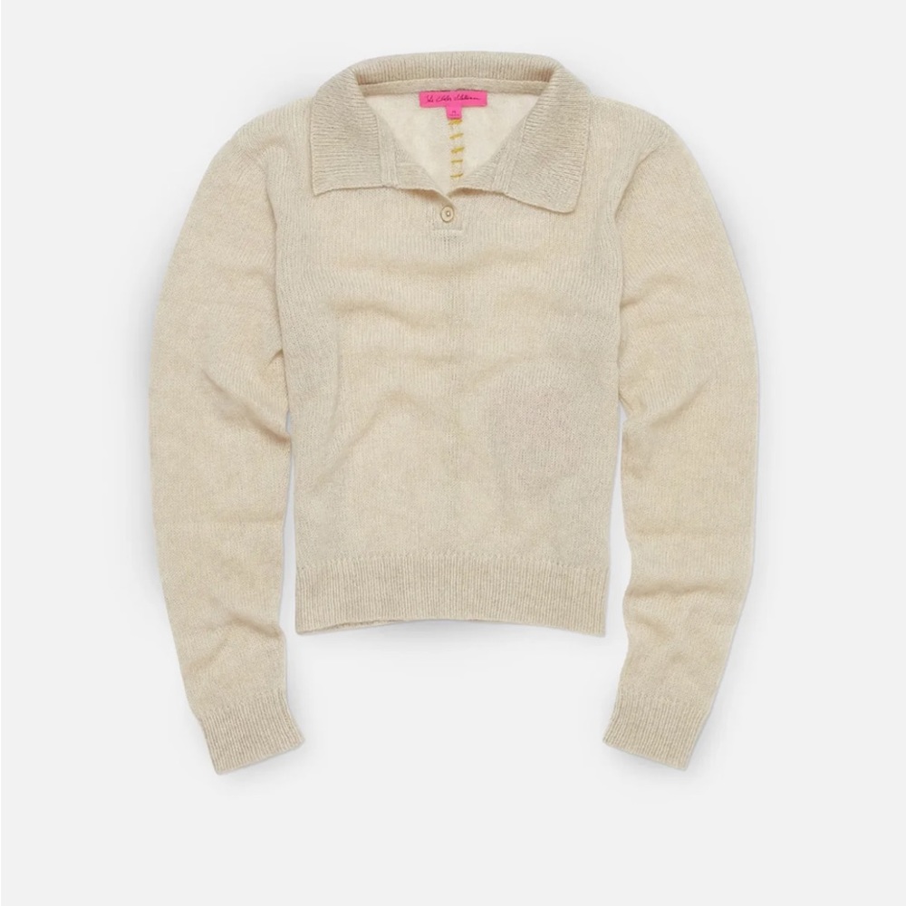 The Elder Statesman Cashmere Polo Sweater NWT